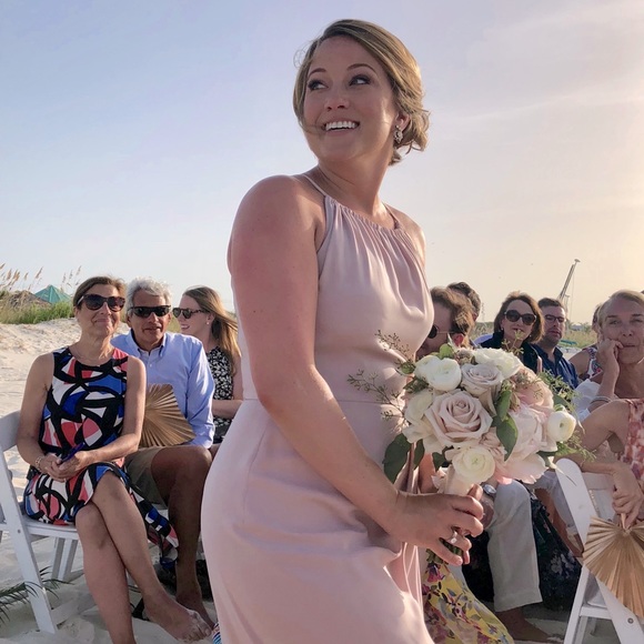 Shona Joy Cocktail Dress, Blush Pink - Picture 4 of 7